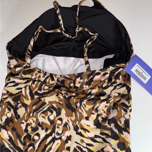 HAPARI cheetah print tankini top M - Picture 6 of 9